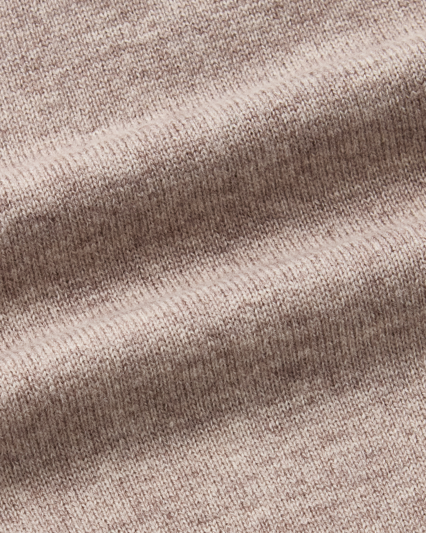 Half-Zip Wool Cashmere Sweater Taupe