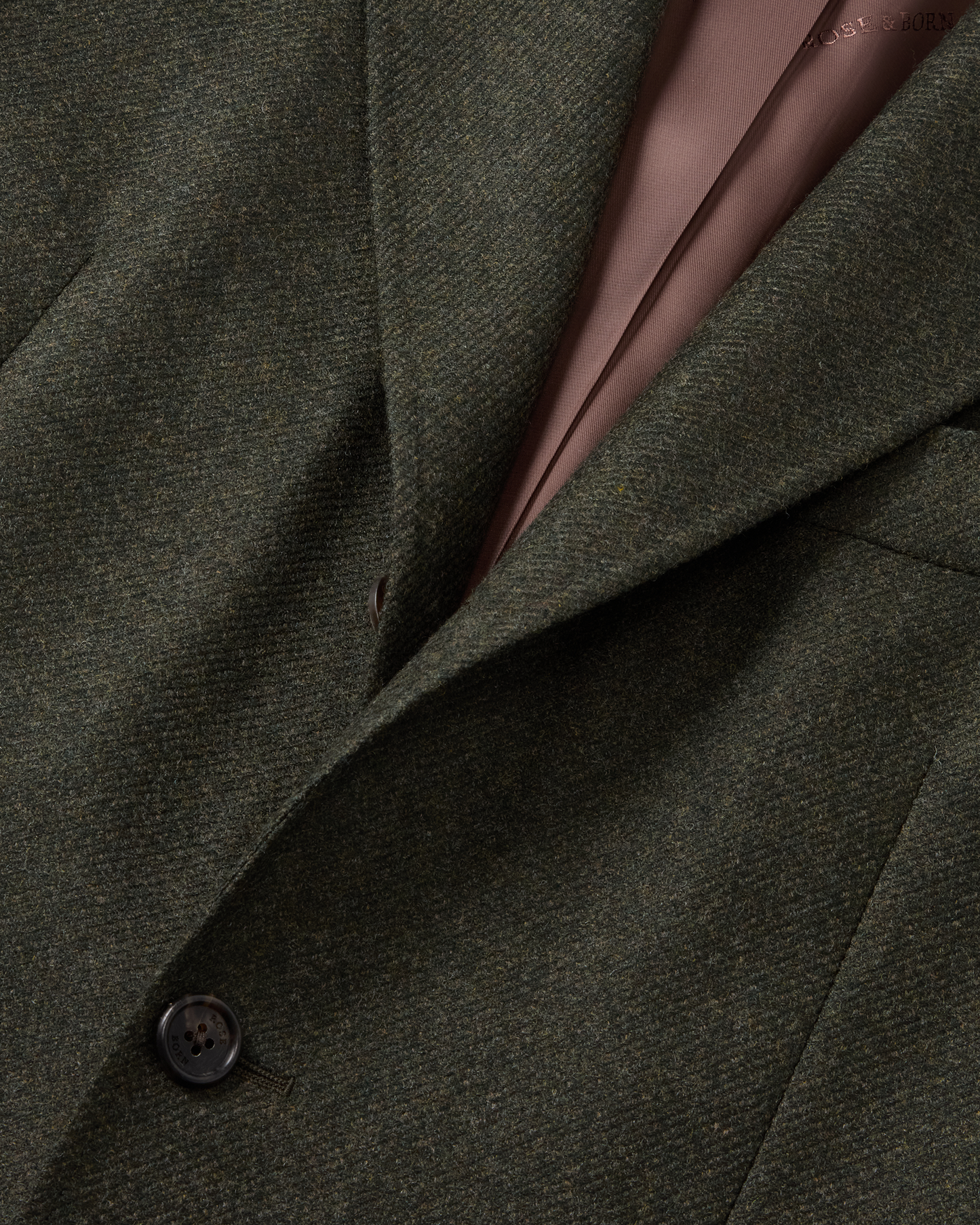 Wool Blend Jacket Forest Green