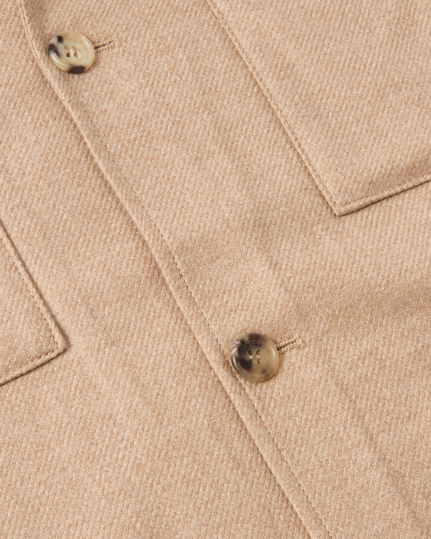 Unlined Shirt Jacket Beige