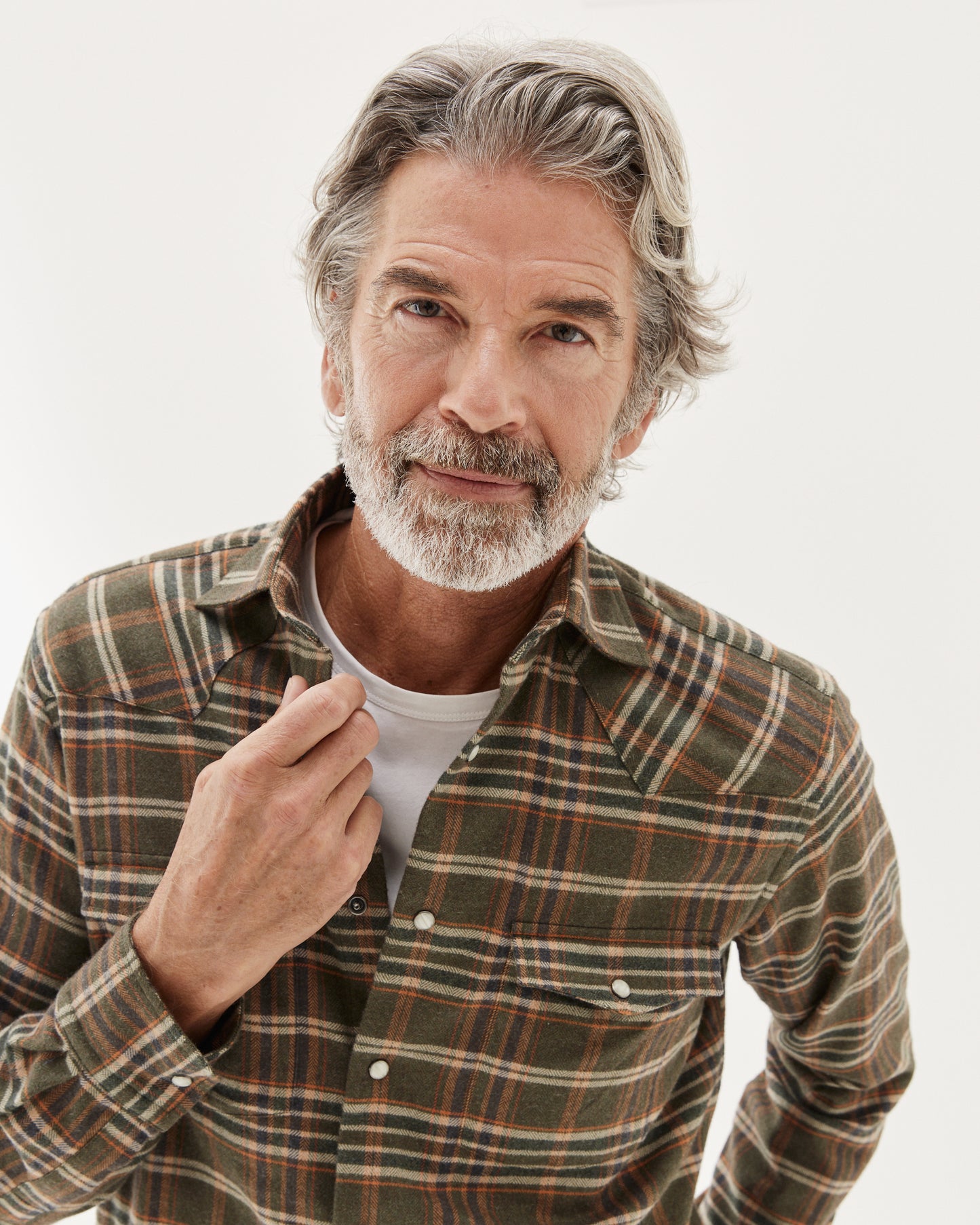 Western Shirt Army Green