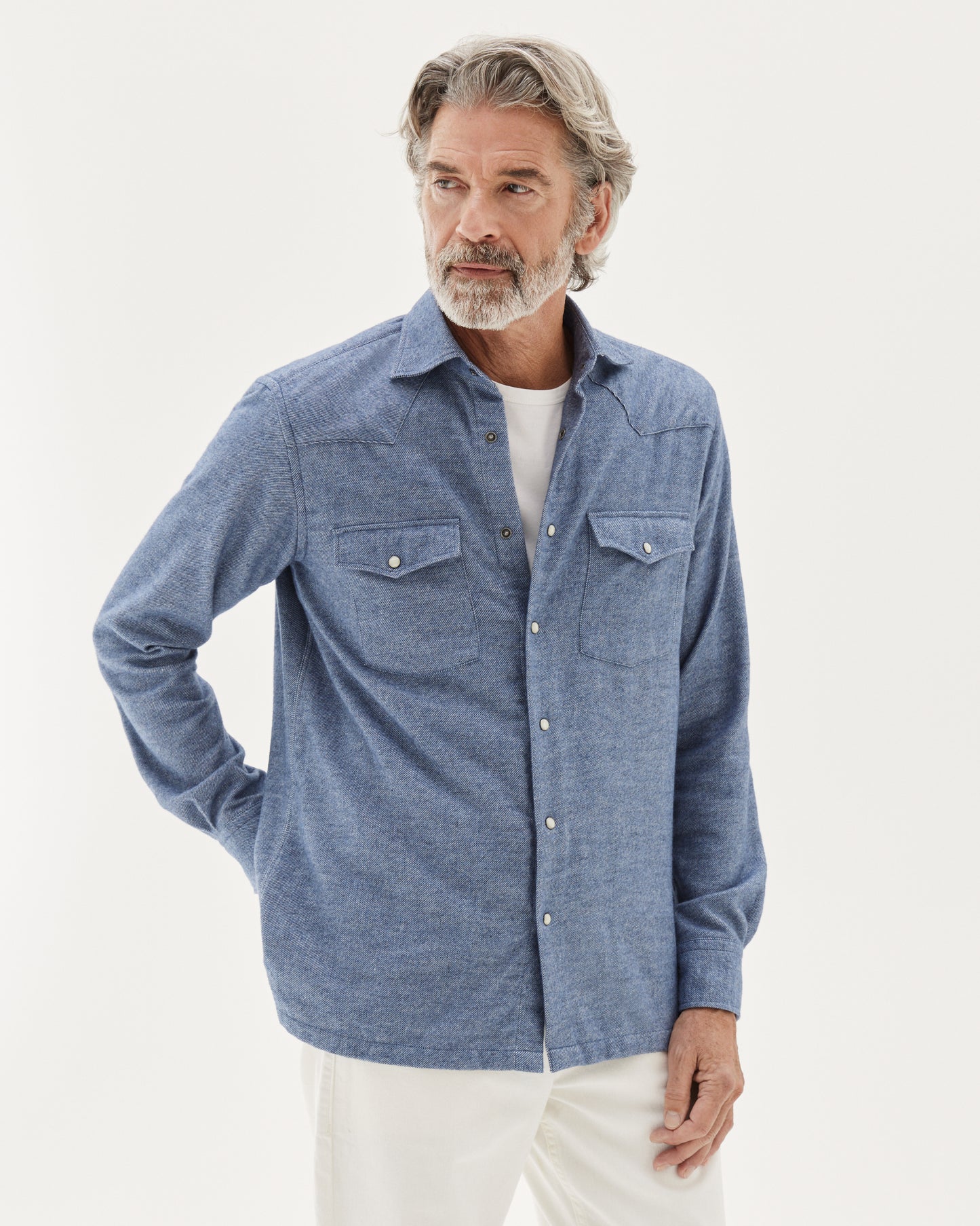Western Shirt Blue