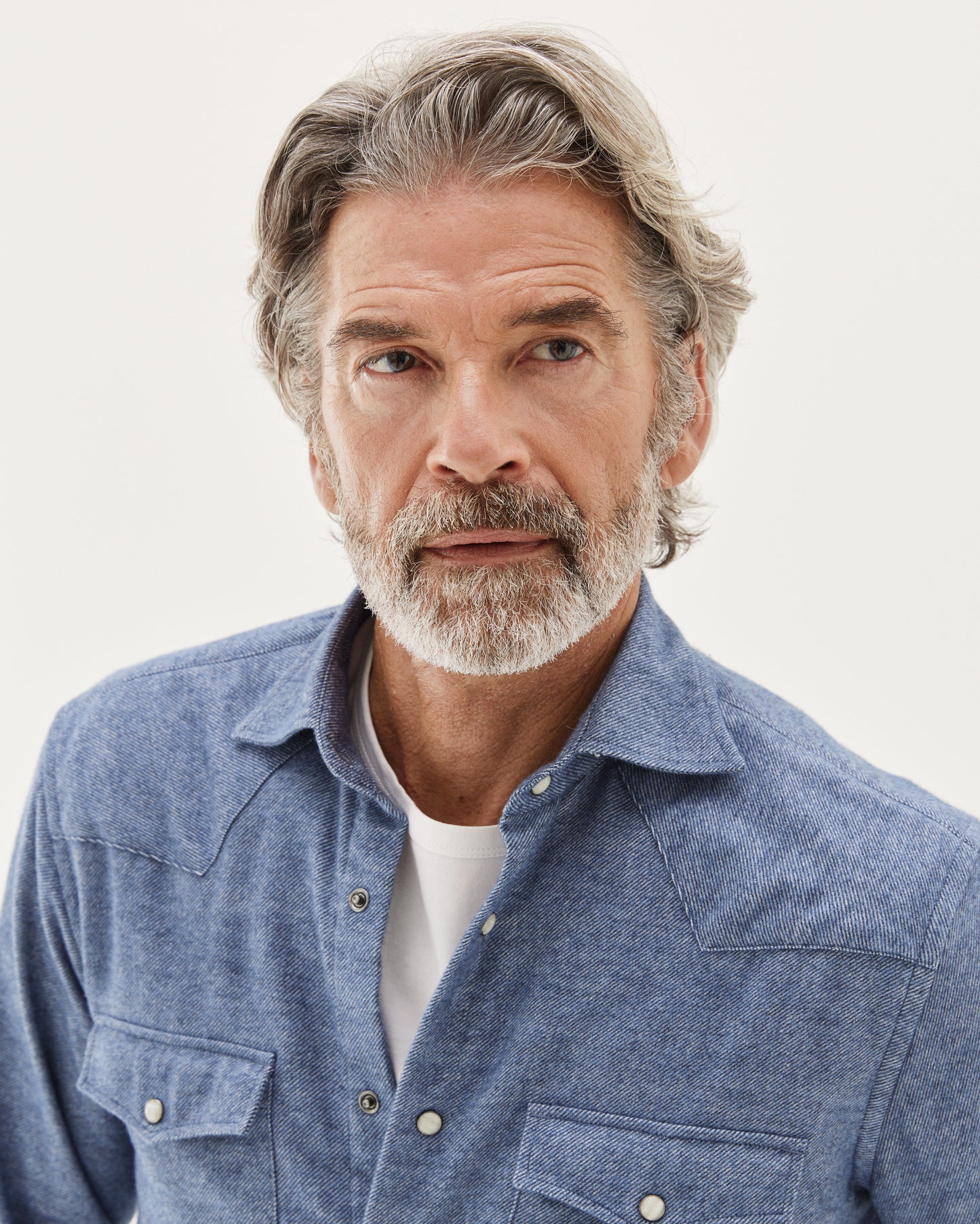 Western Shirt Blue