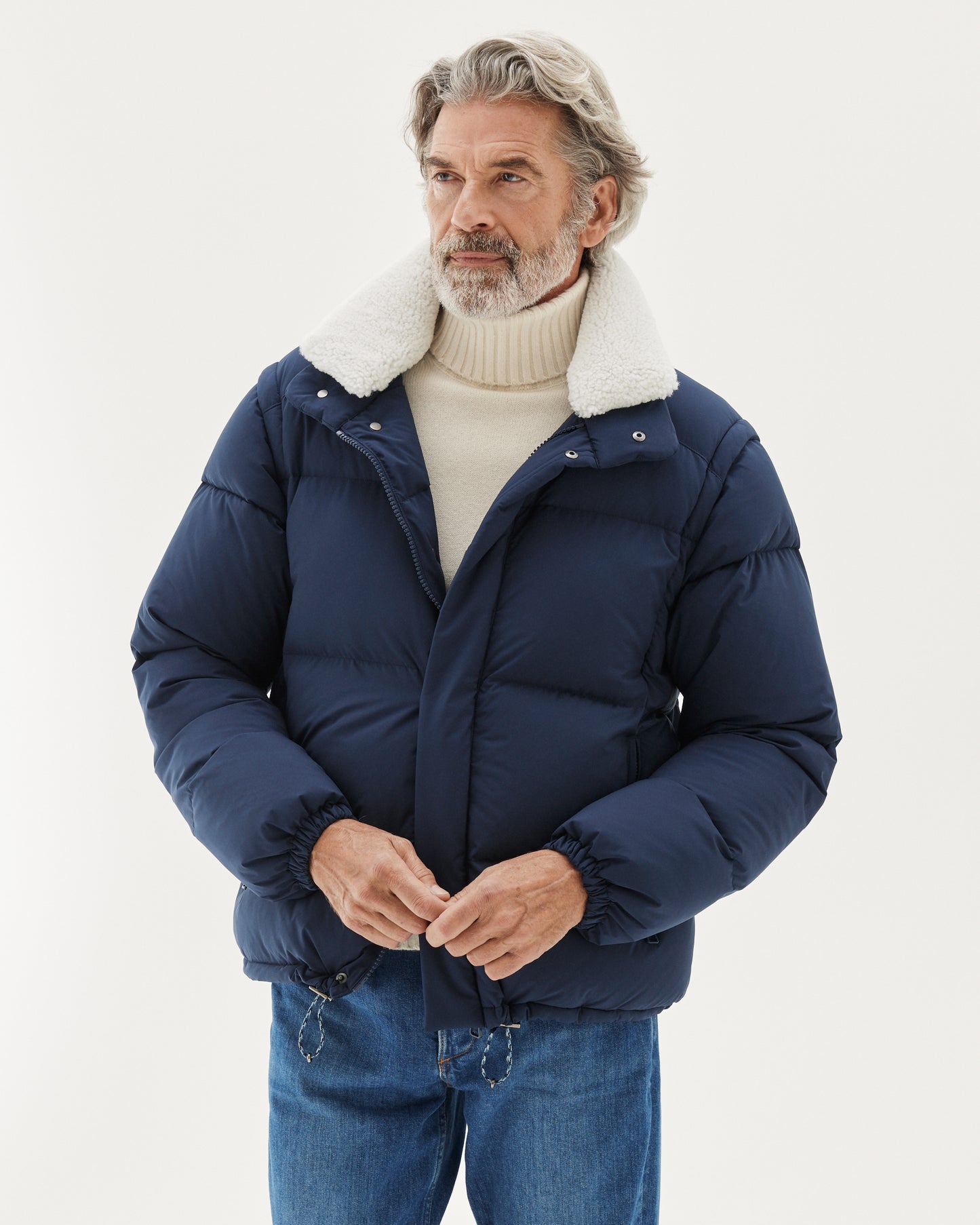 Alps Down Jacket Navy
