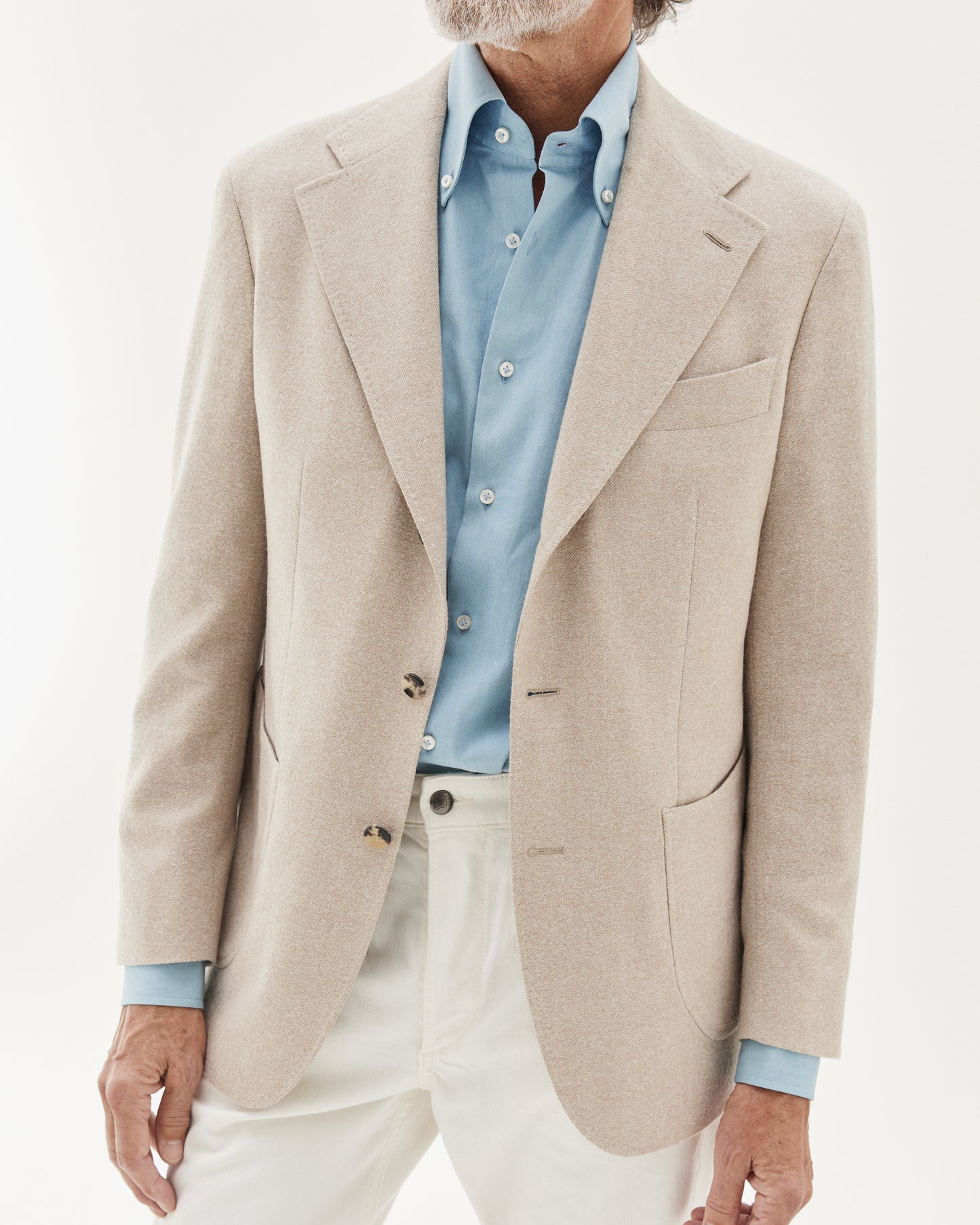 Sand Wool Blend Blazer Sand