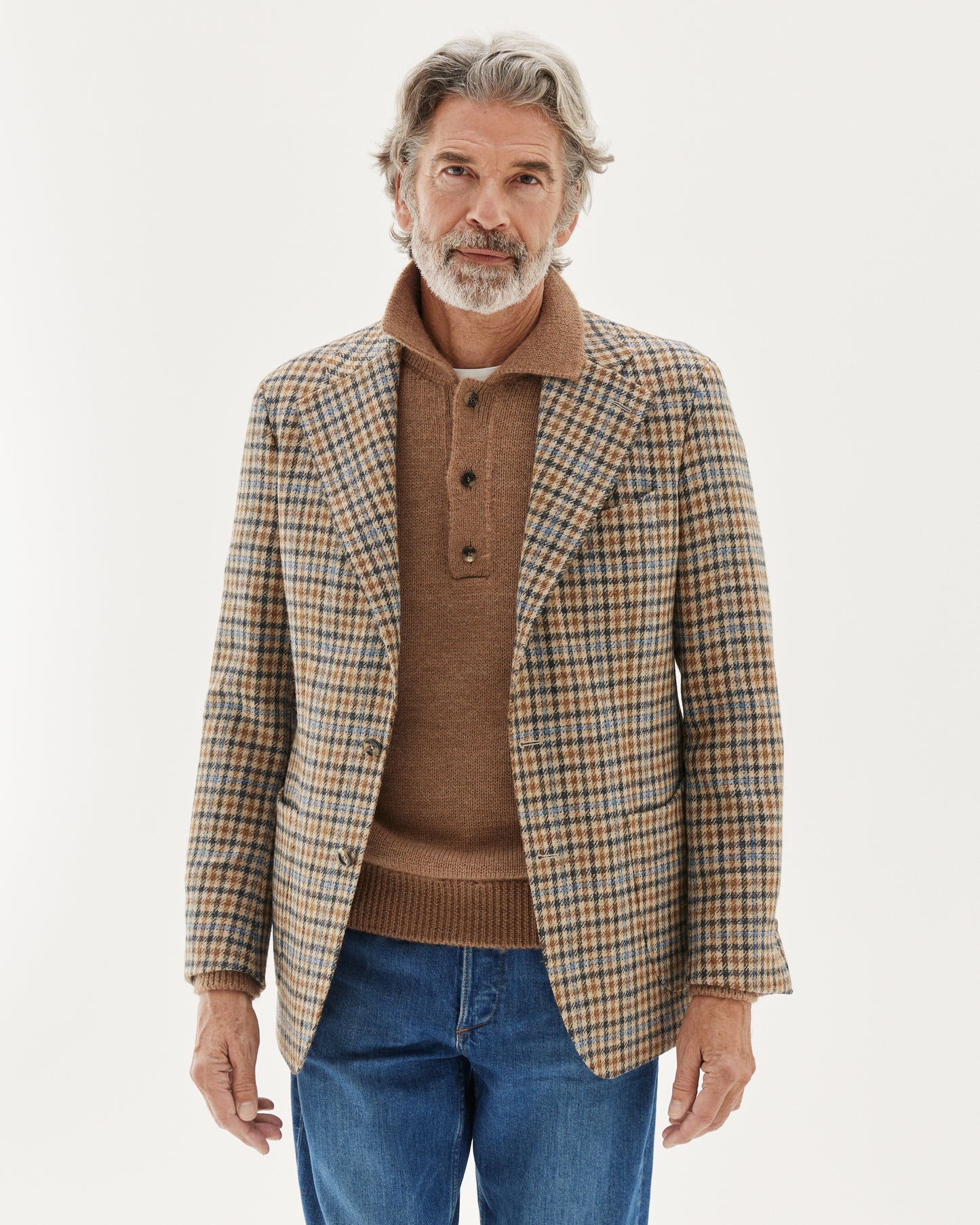 Gunclub Tweed Blazer Light Brown