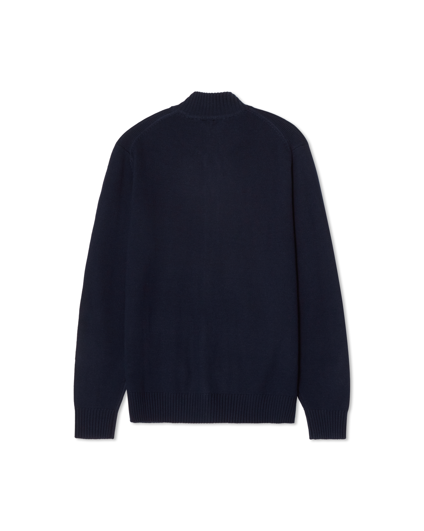 Merino Wool Cardigan Navy