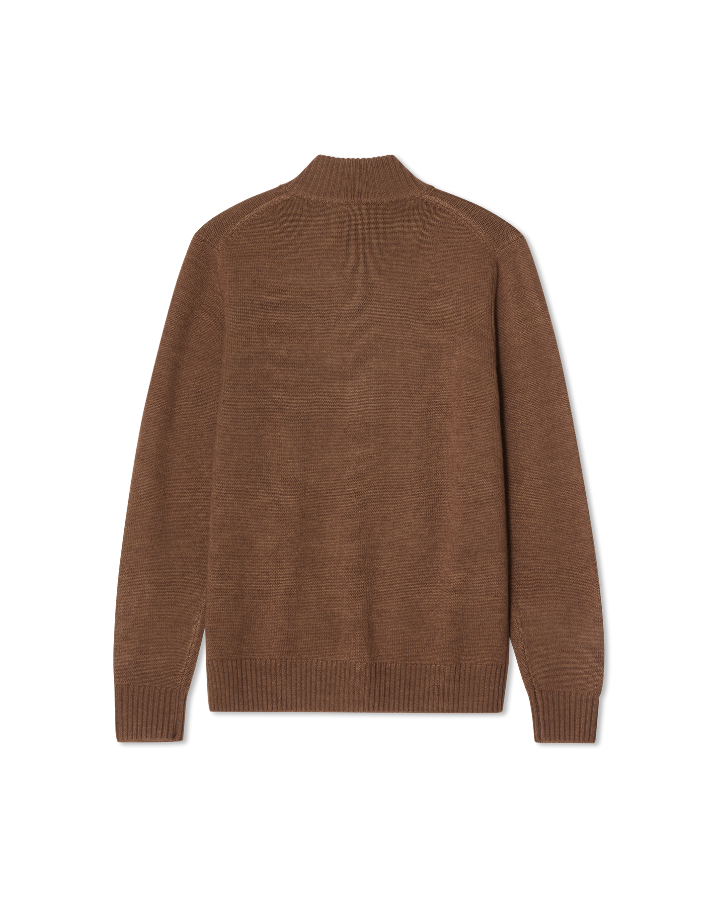 Merino Wool Cardigan Tobacco