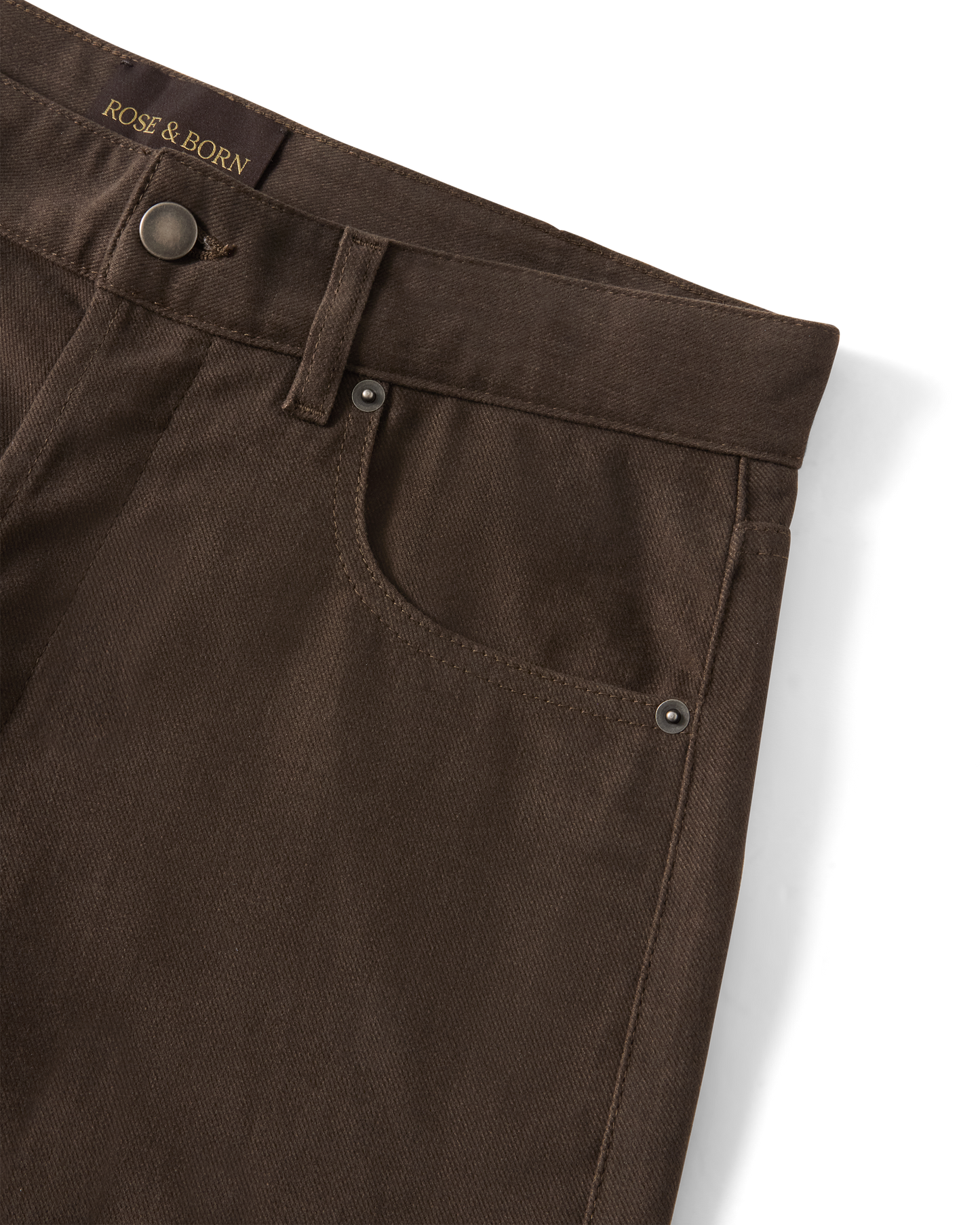 Cotton Cashmere Jeans Brown