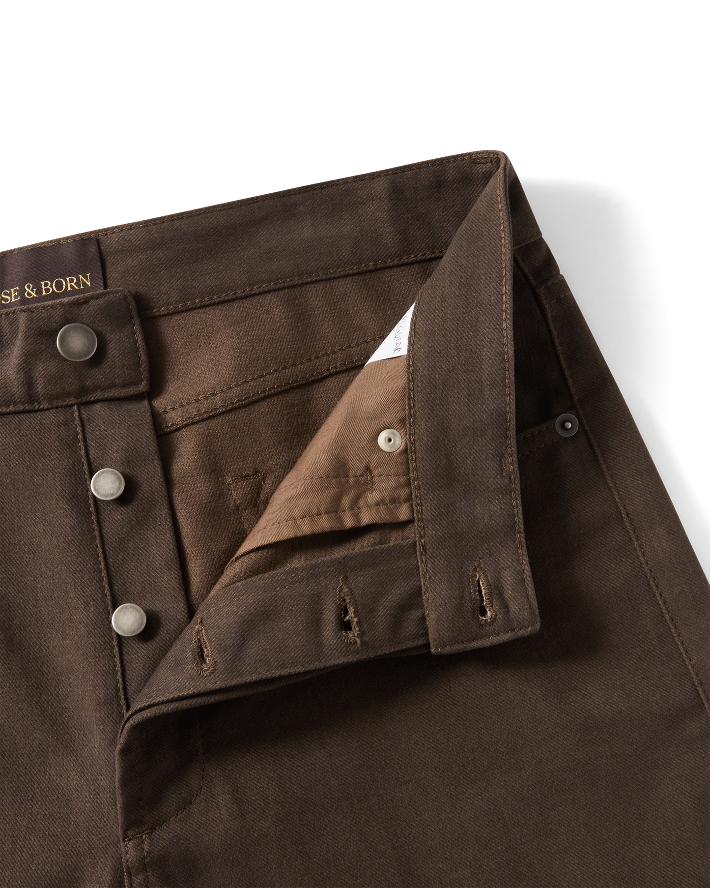 Cotton Cashmere Jeans Brown