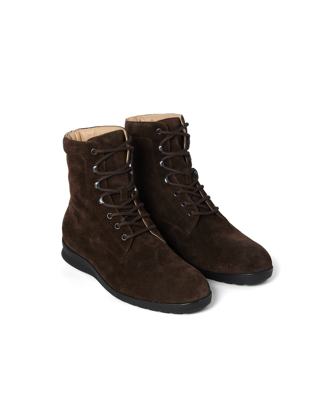 City Boot Suede Dark Brown