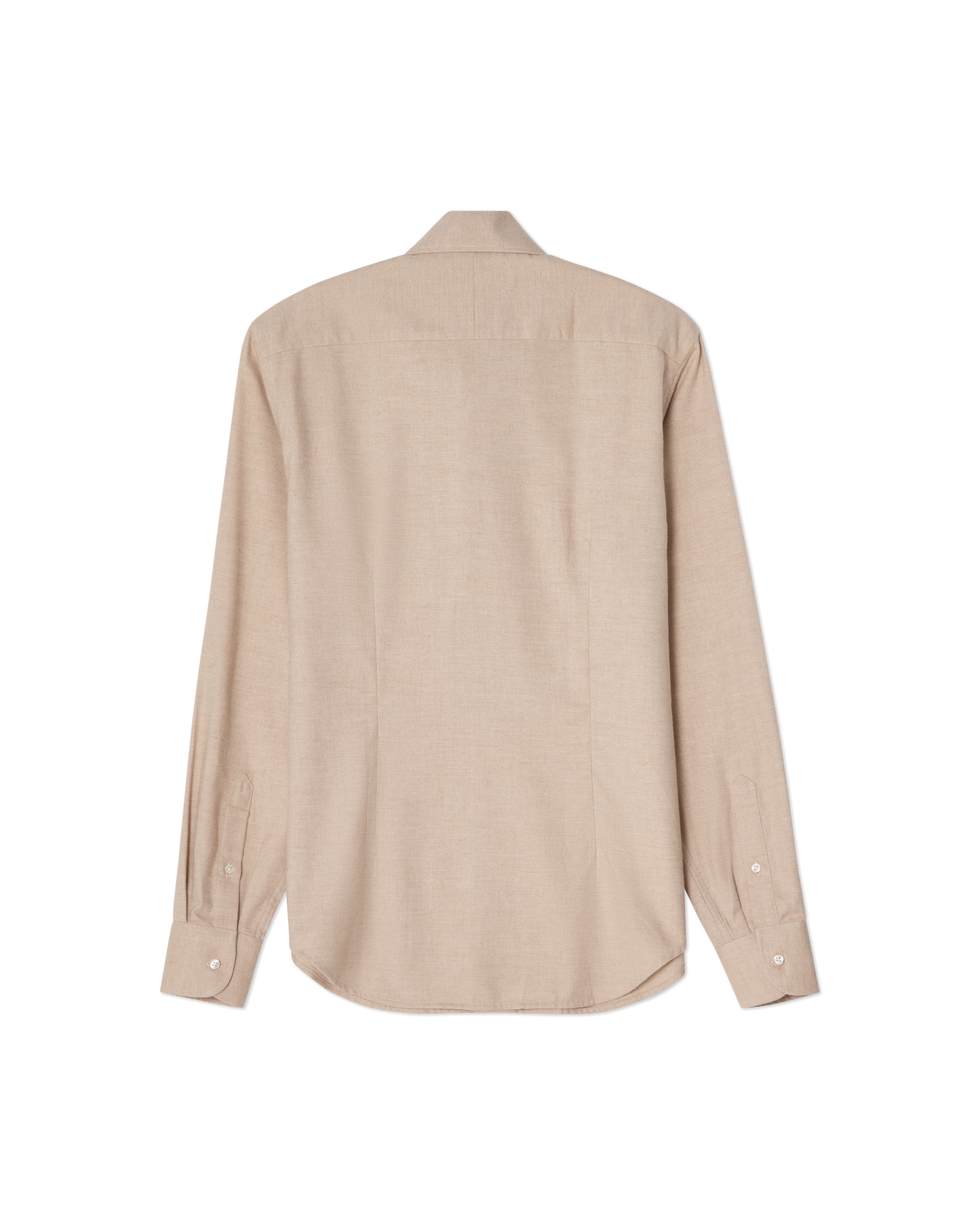 Brushed Button-Down Shirt Sand