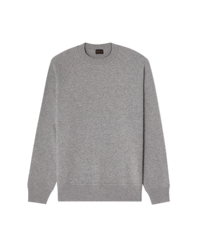 Knit College Sweater Light Grey