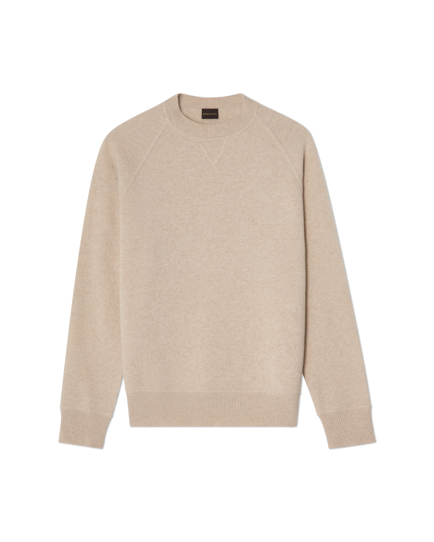 Cashmere Loopback Sweater Sand