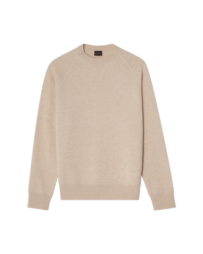Knit College Sweater Sand