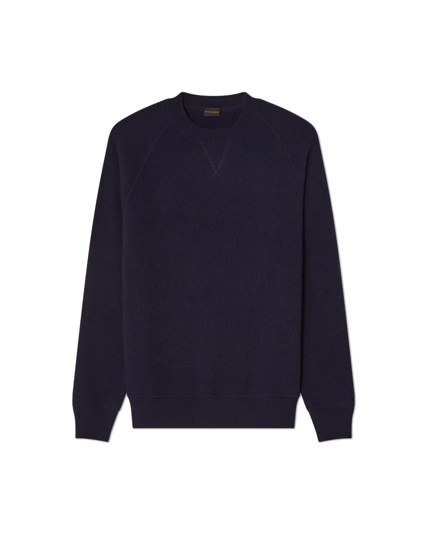 Cashmere Loopback Sweater Navy