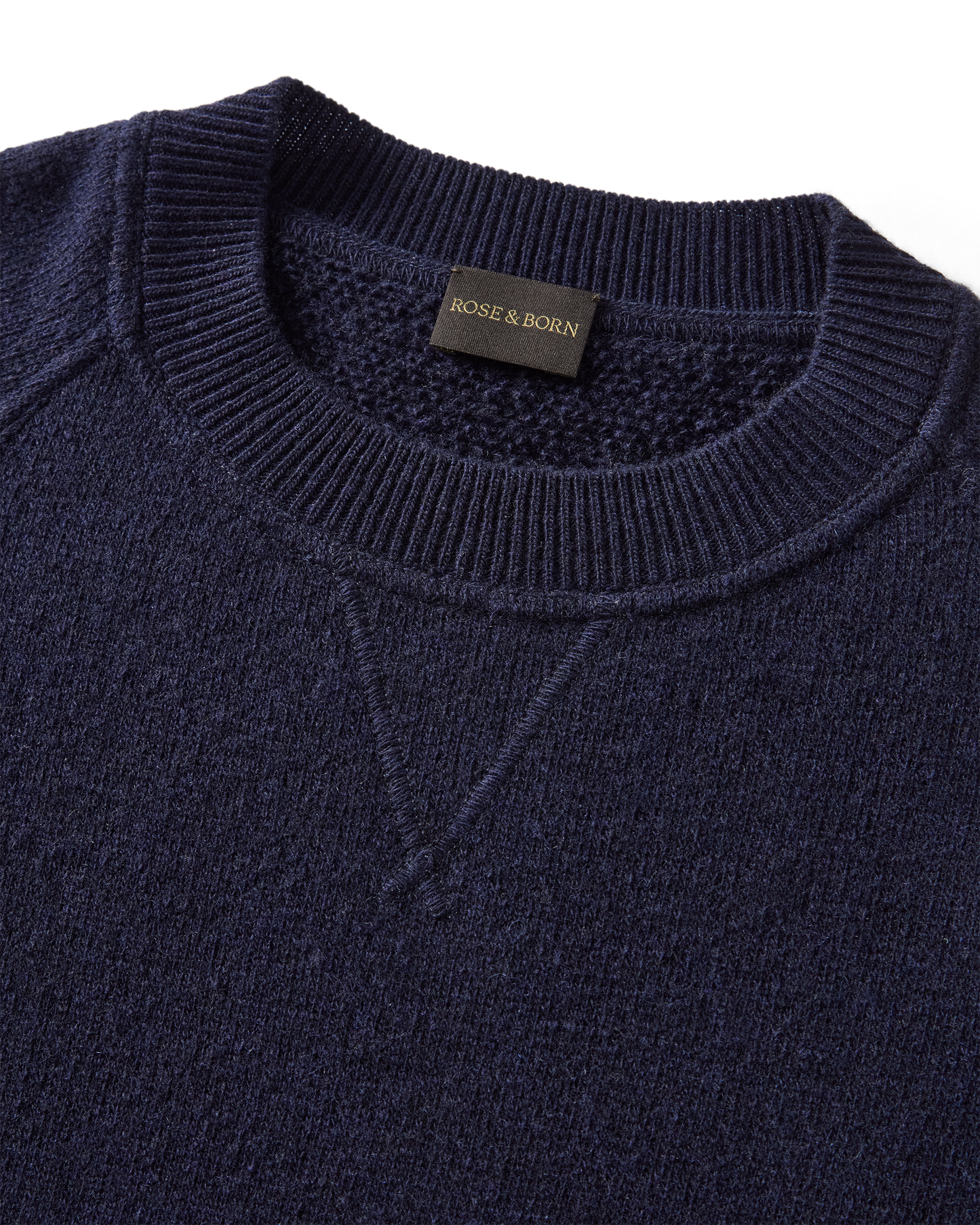 Knit College Sweater Navy