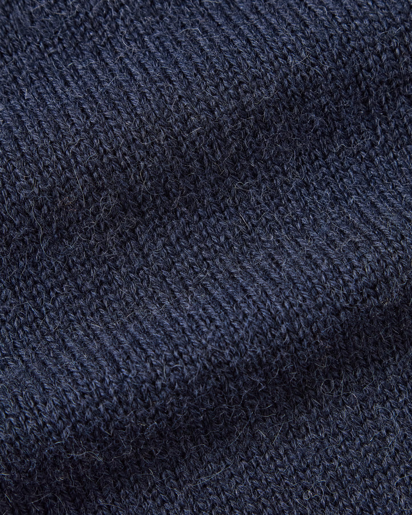 Chunky Polo Sweater Navy