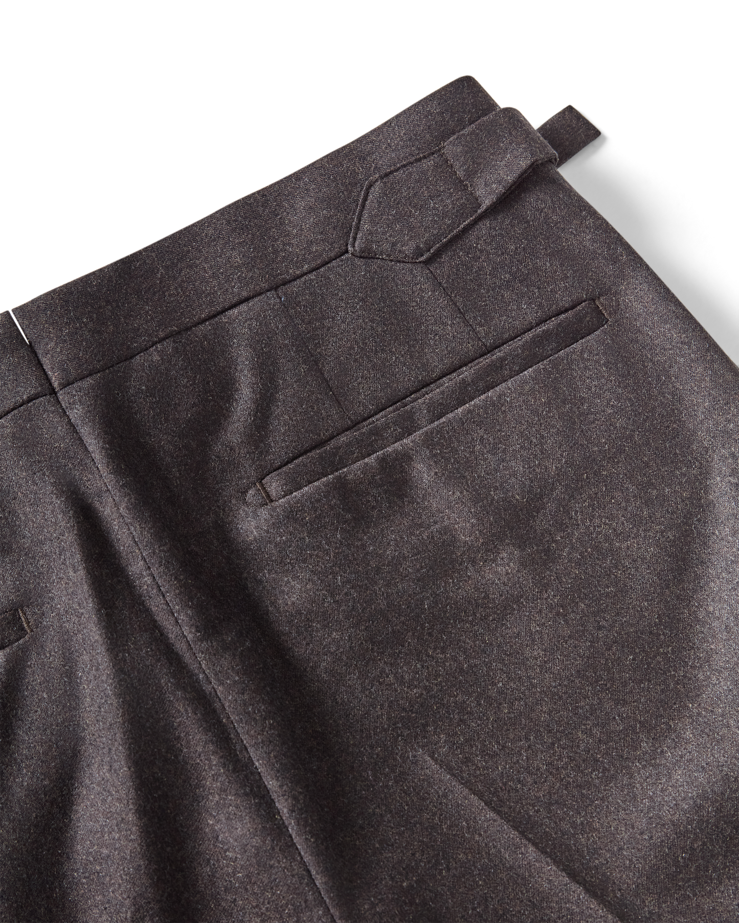 Flannel Wool Trouser Brown