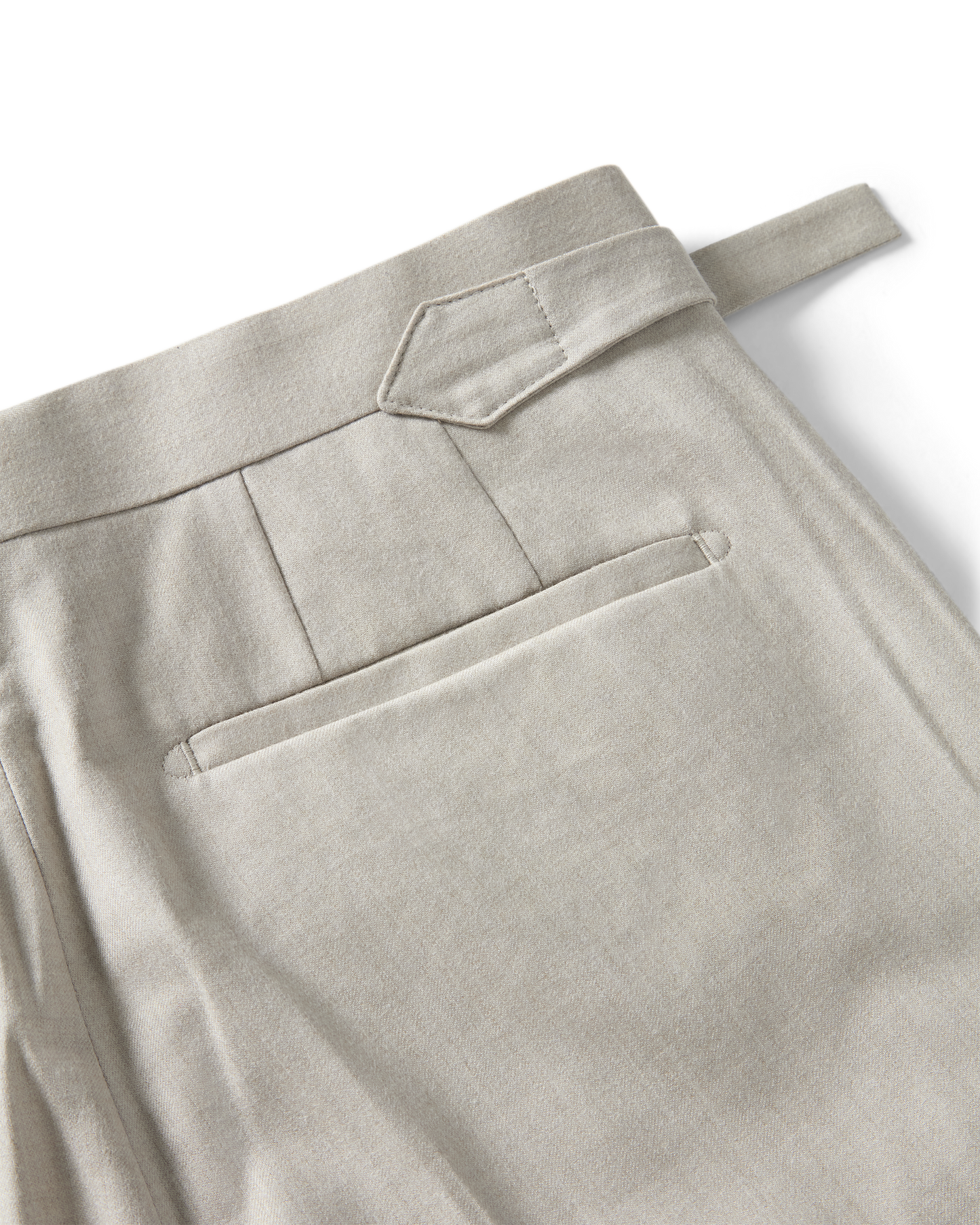Flannel Wool Trouser Sand