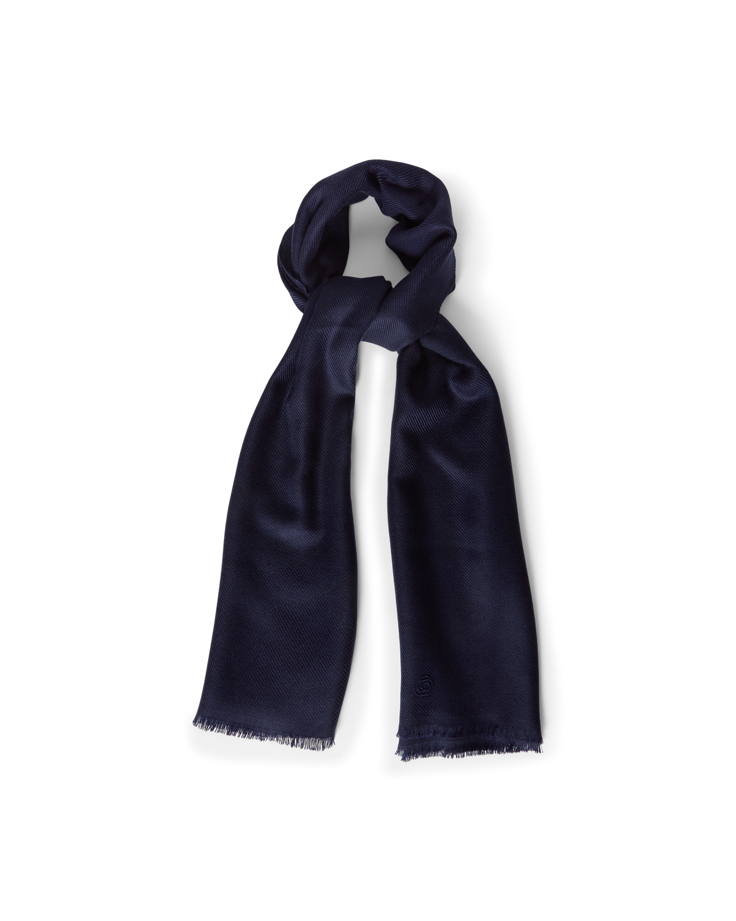 Wool Scarf Navy