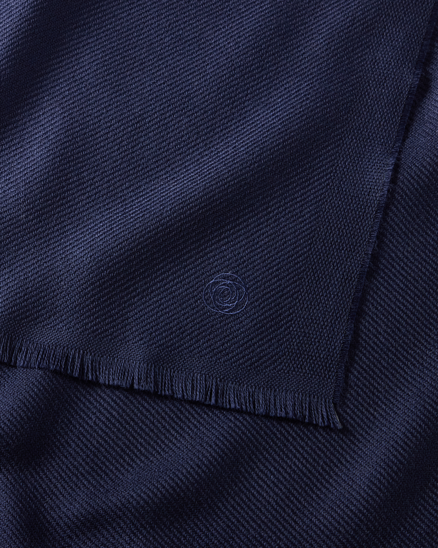 Wool Scarf Navy