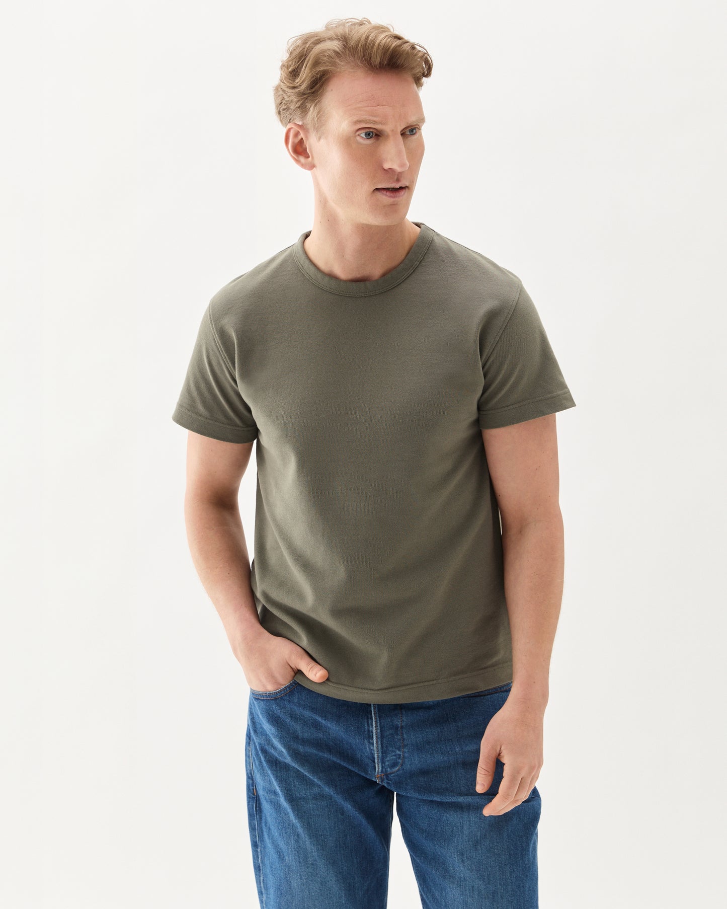 T-Shirt Pique Olive