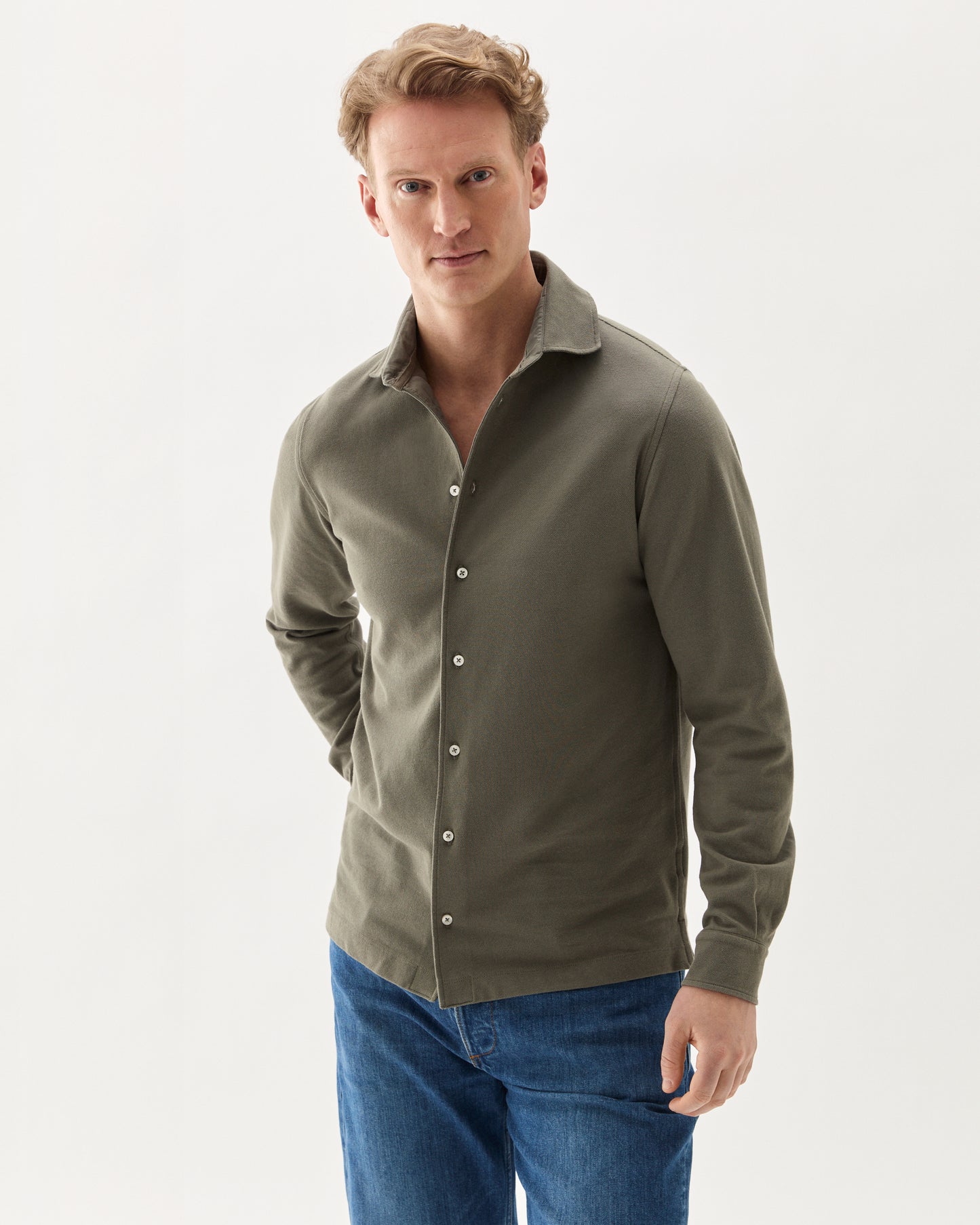 Shirt Pique Olive