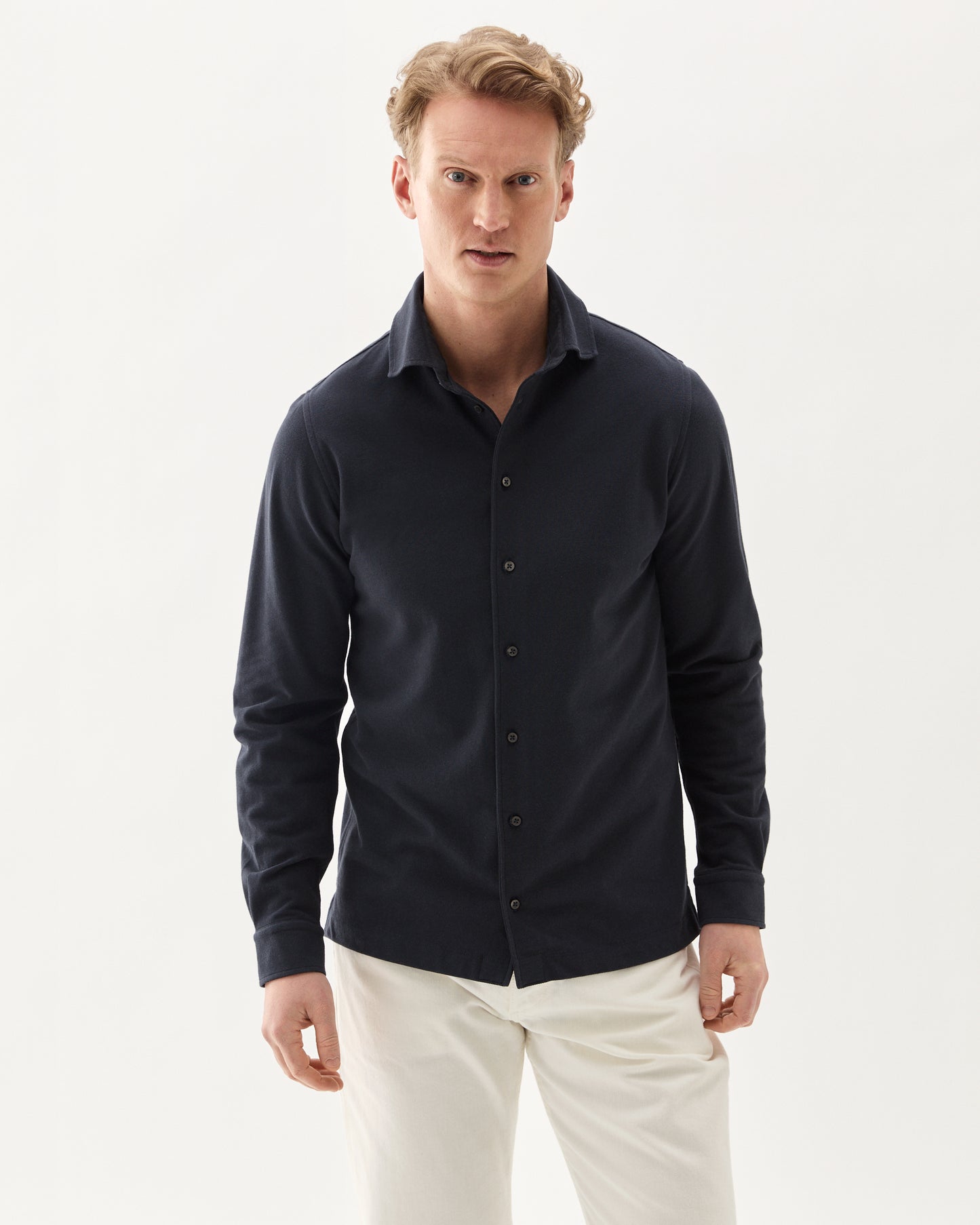 Shirt Pique Navy