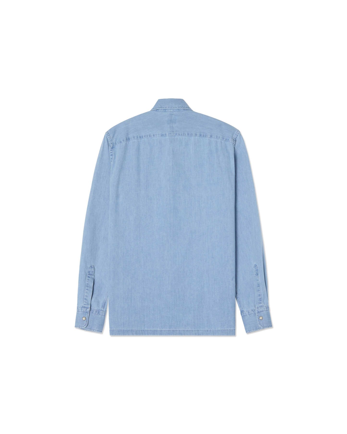 Western Denim Shirt Light Blue
