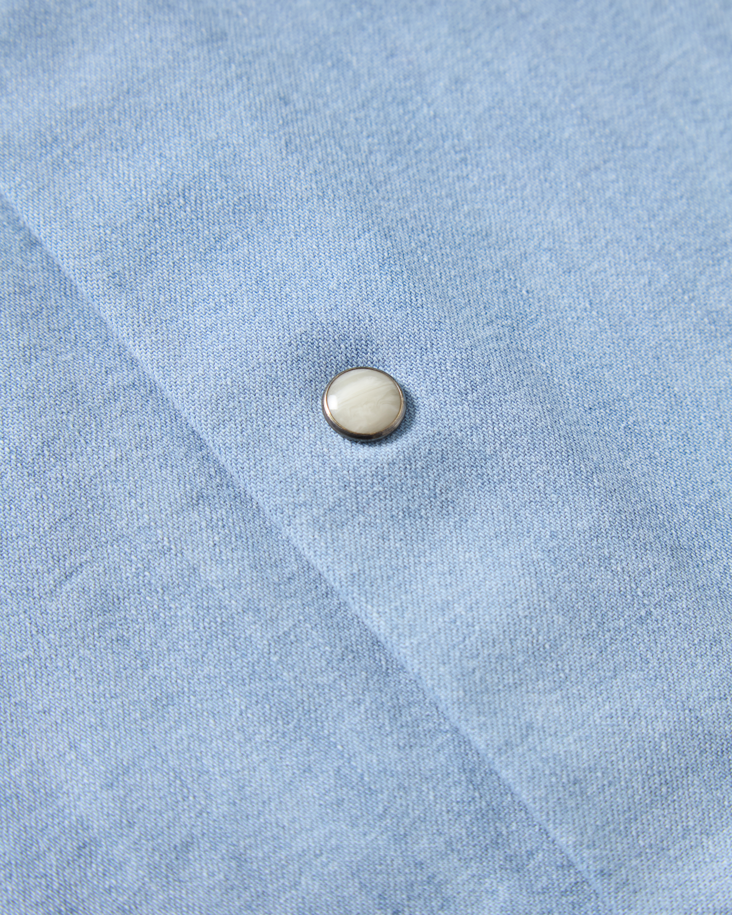 Western Denim Shirt Light Blue