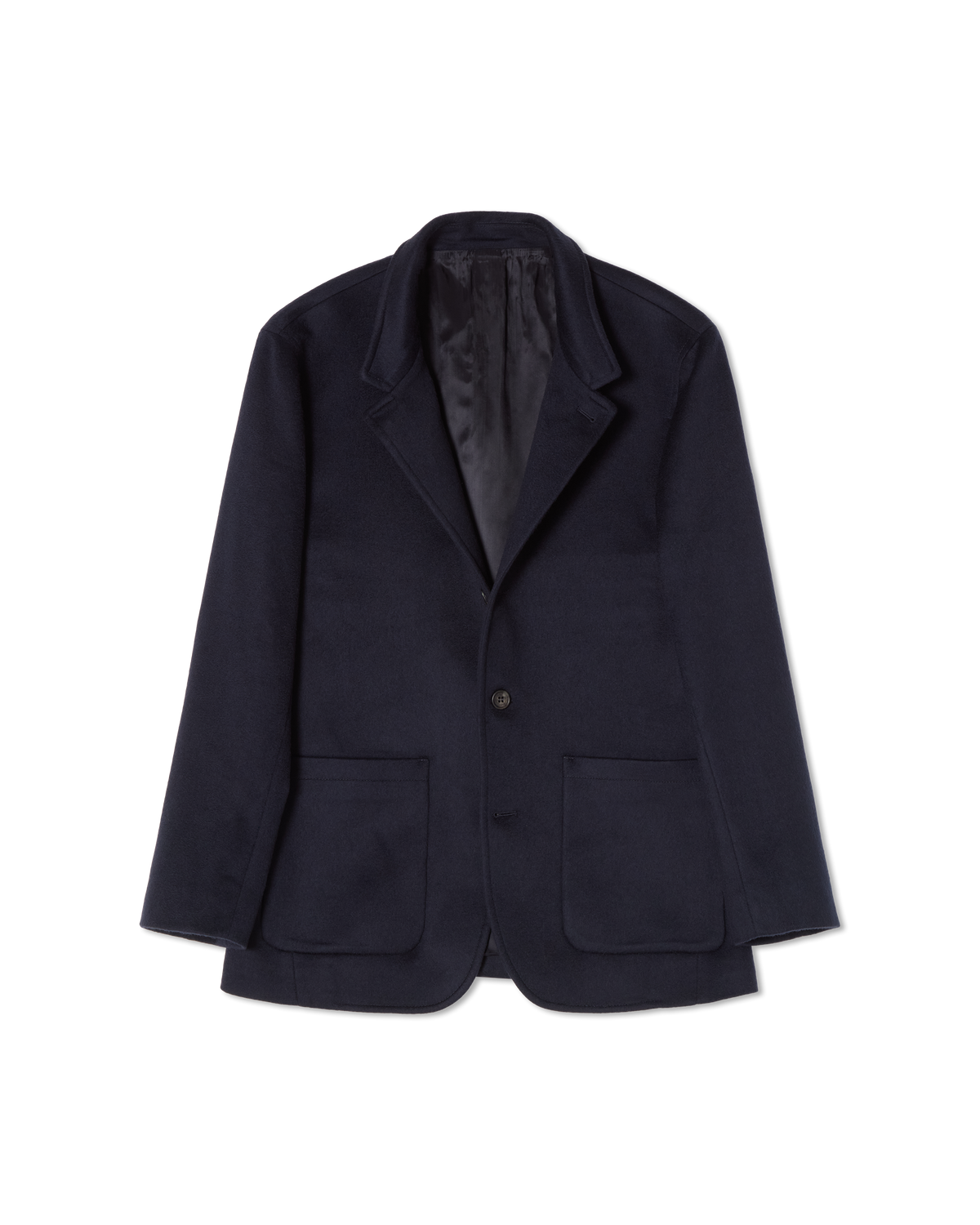 Nehru Jacket aus Kaschmir Navy
