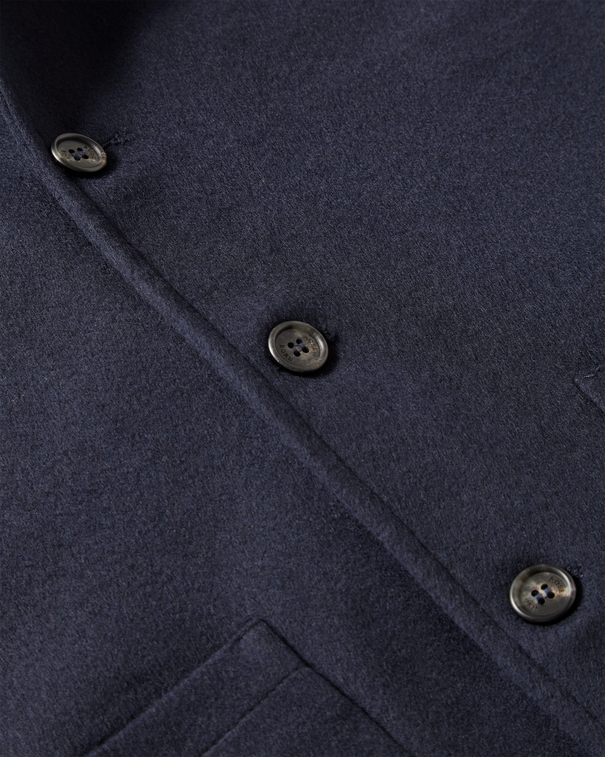 Nehru Jacket aus Kaschmir Navy
