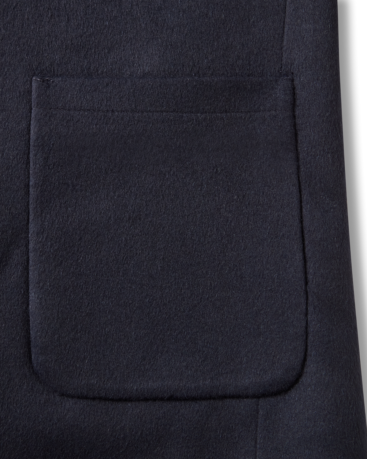 Nehru Jacket aus Kaschmir Navy