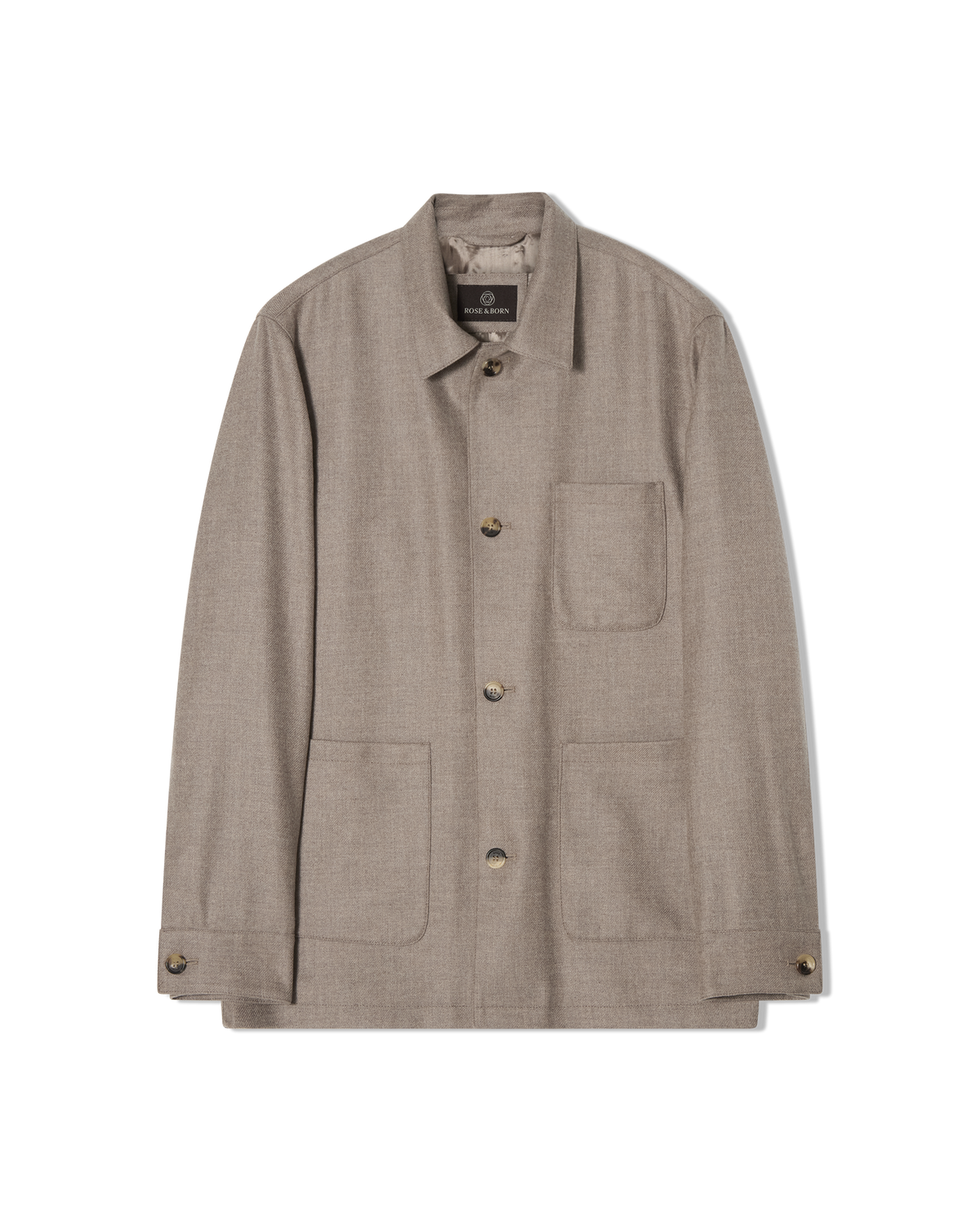 Overshirt Ull Kashmir Taupe