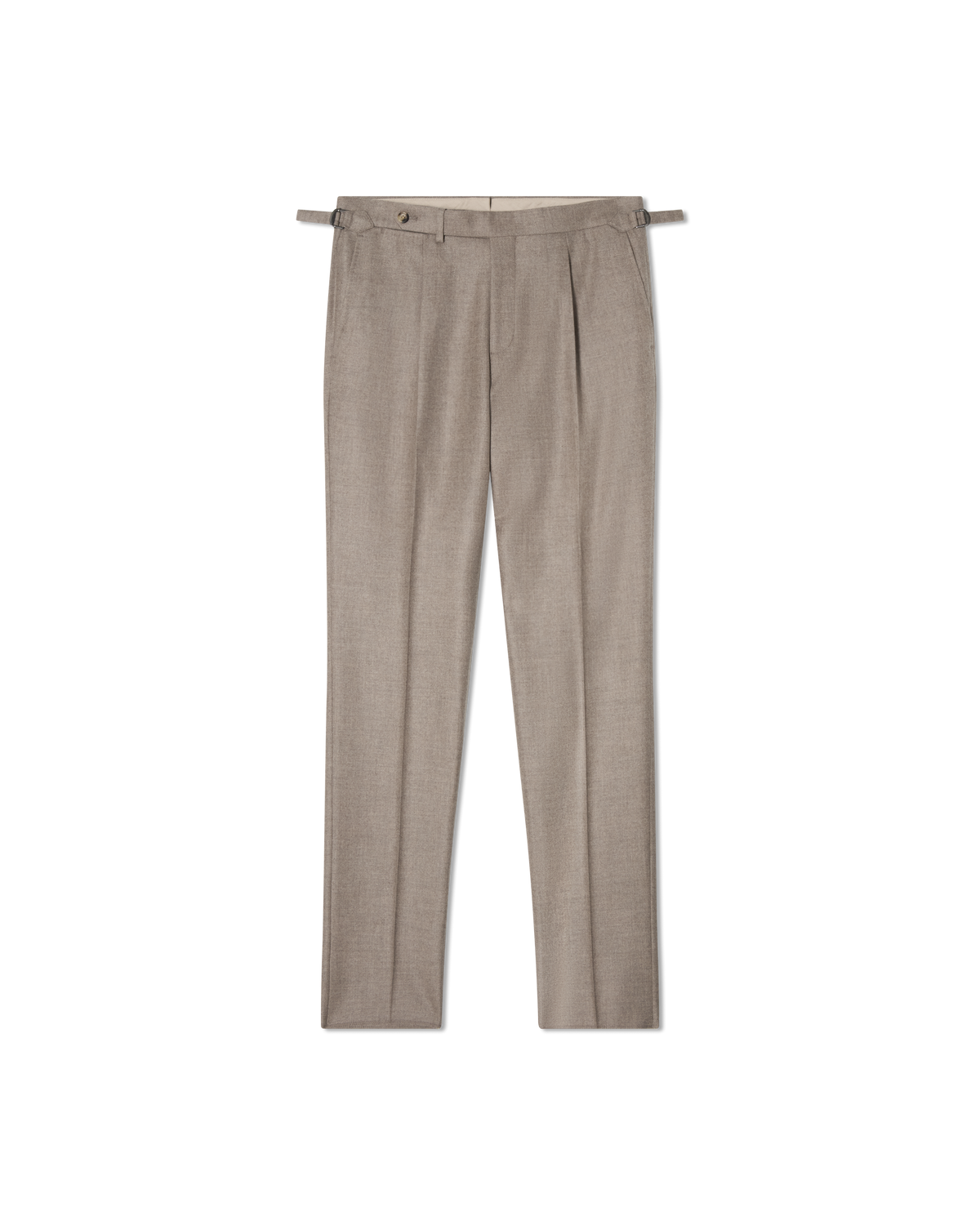 Flanellbyxor Ull Kashmir Taupe