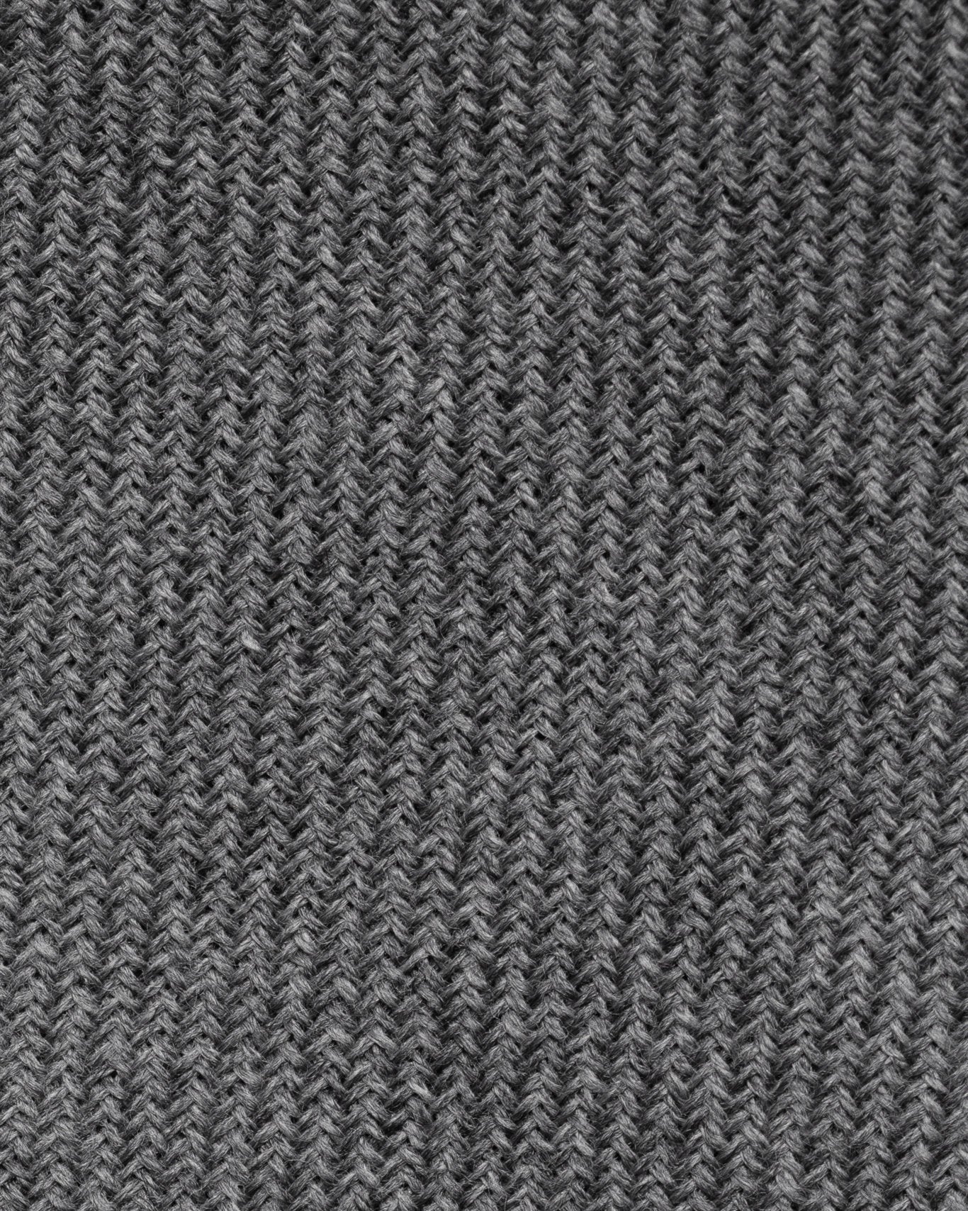 Twill Virgin Wool Scarf Grey