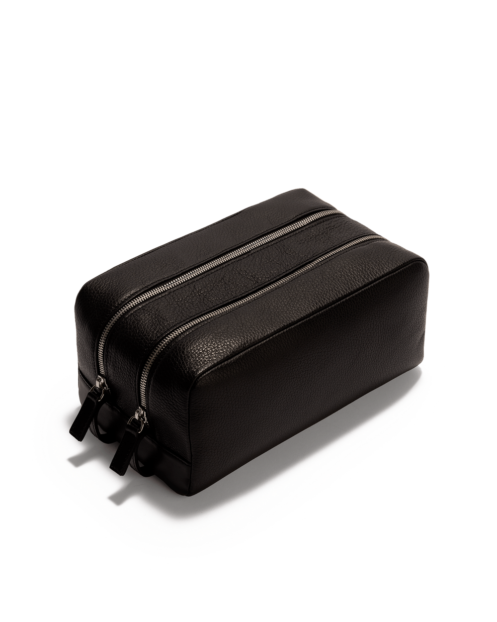 Double Compartment Wash Bag Black