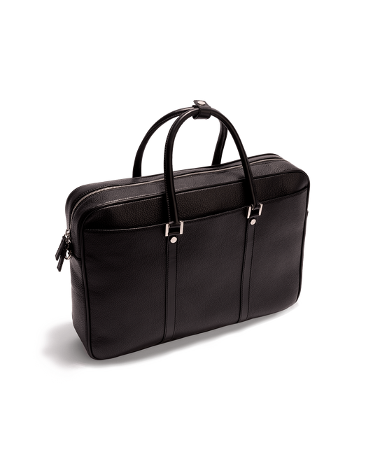 Briefcase Calf Leather Black