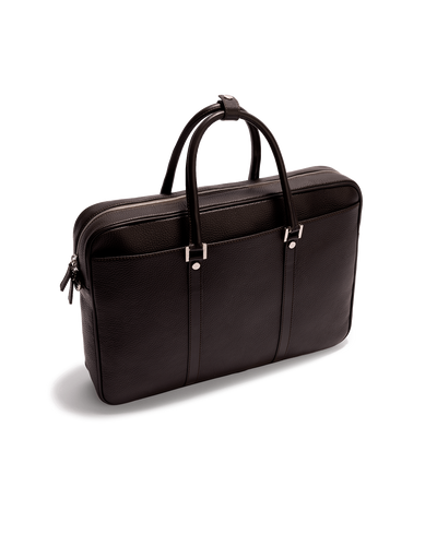 Briefcase Calf Leather Brown