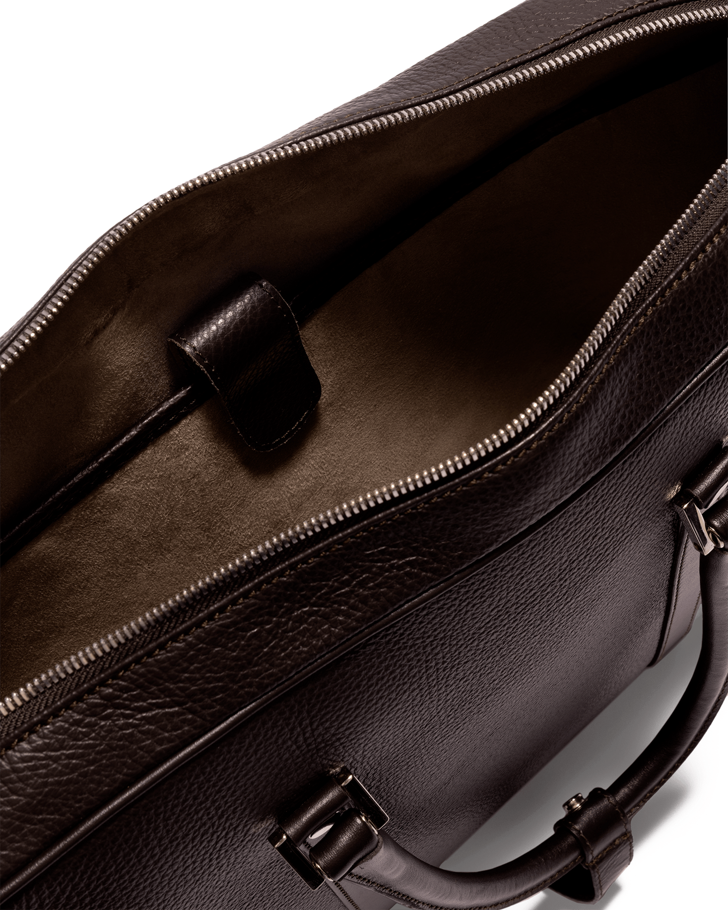 Briefcase Calf Leather Brown