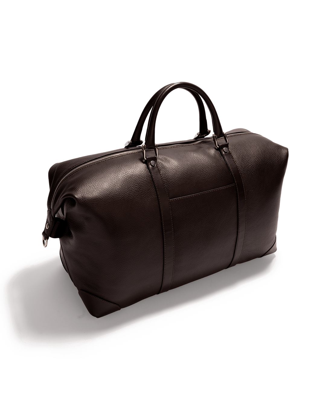 Leather Weekend Bag Brown