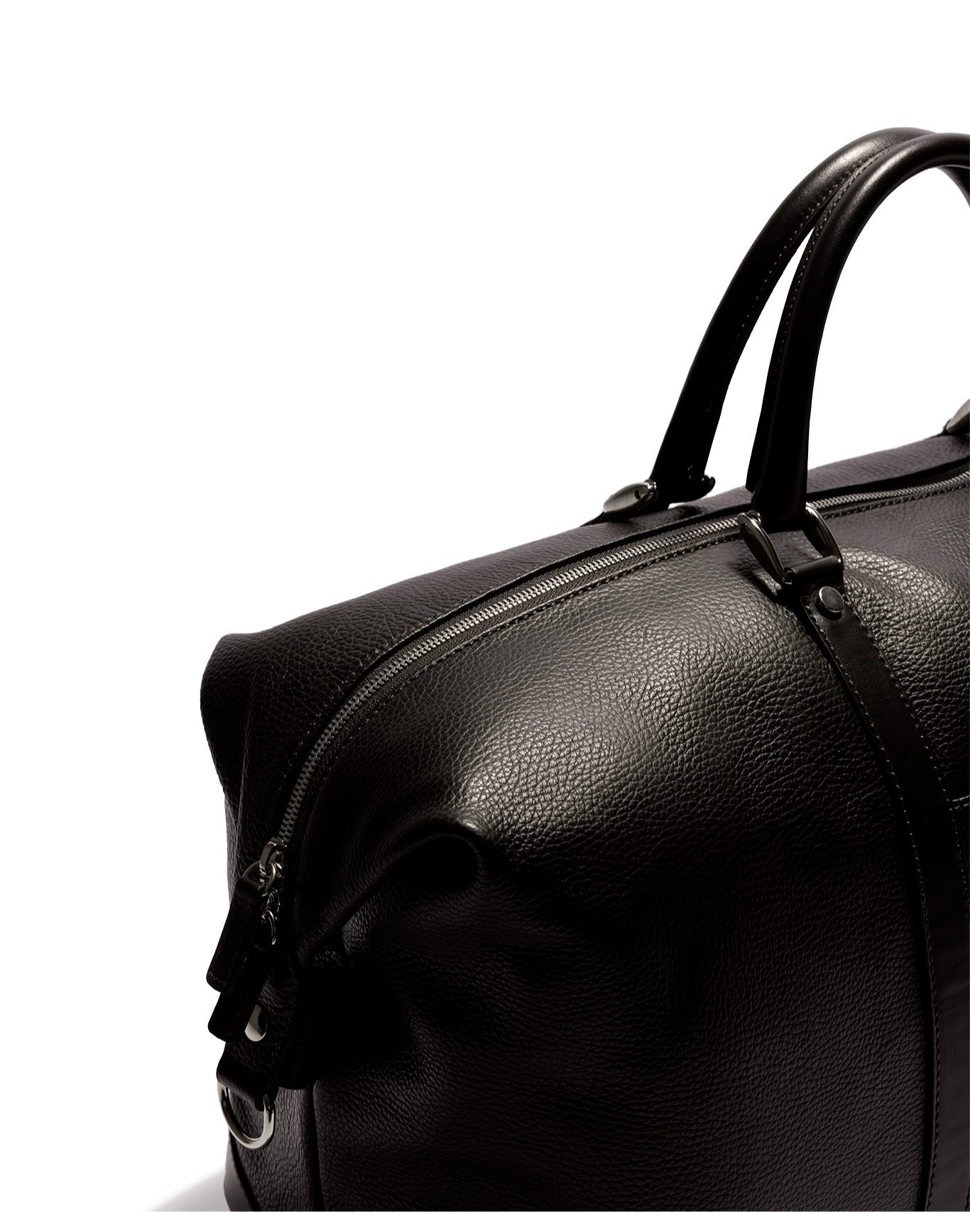 Weekend Bag Calf Leather Black