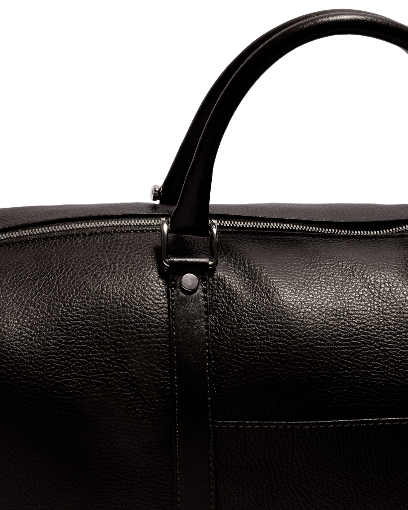 Weekend Bag Calf Leather Black