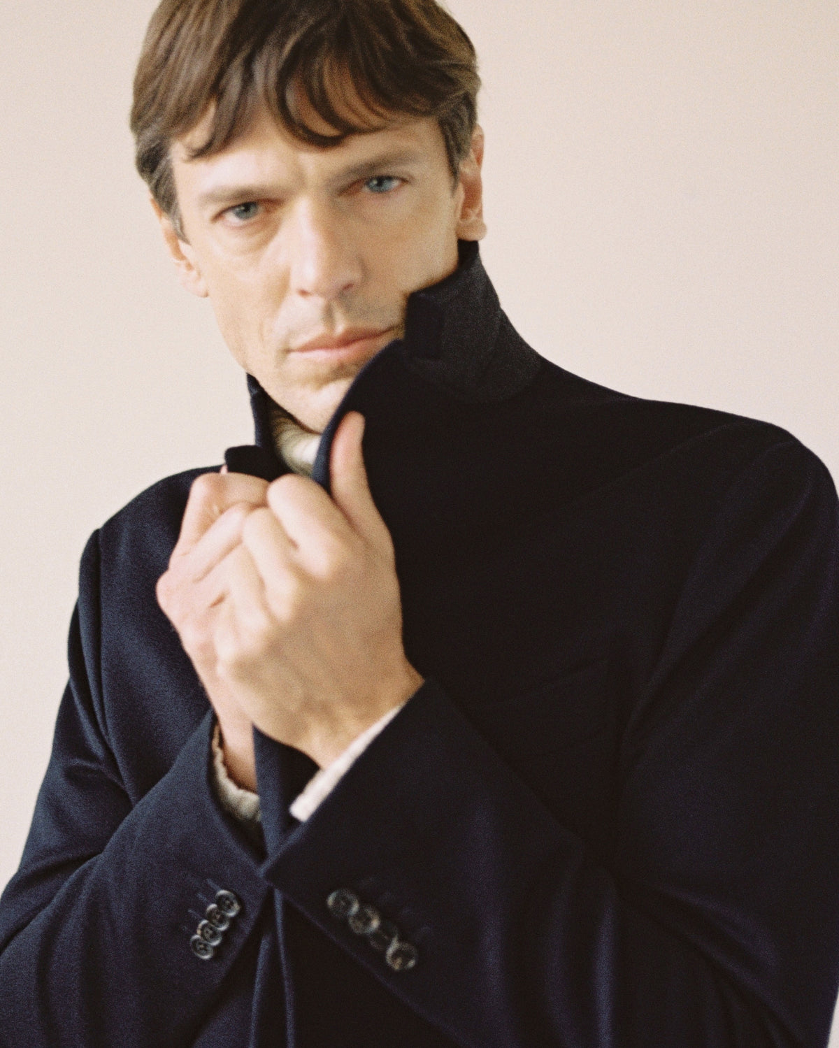 Wool Coat Navy