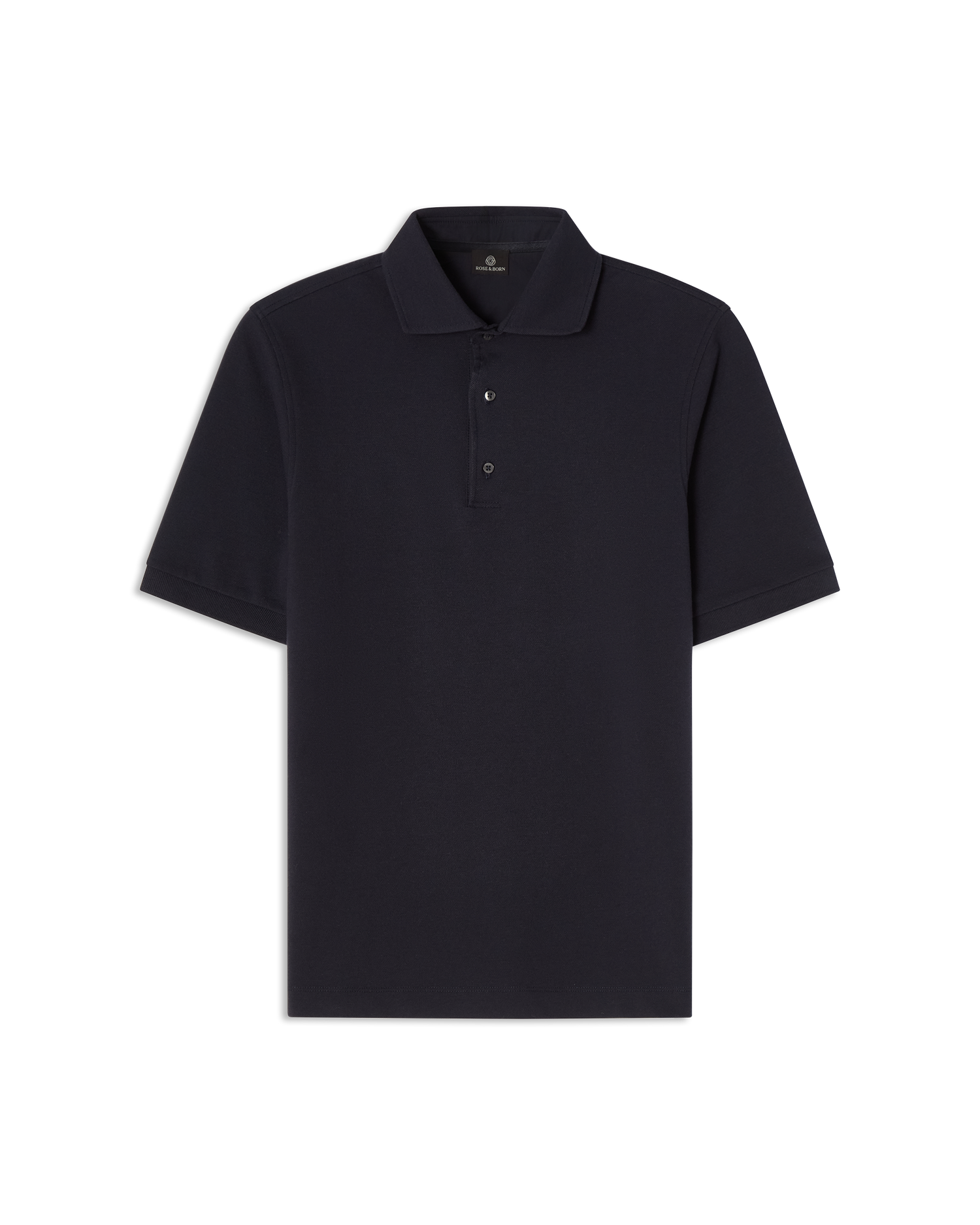 Short Sleeve Polo Pique Navy
