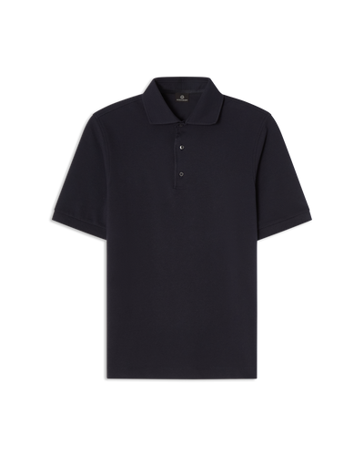 Short Sleeve Polo Pique Navy