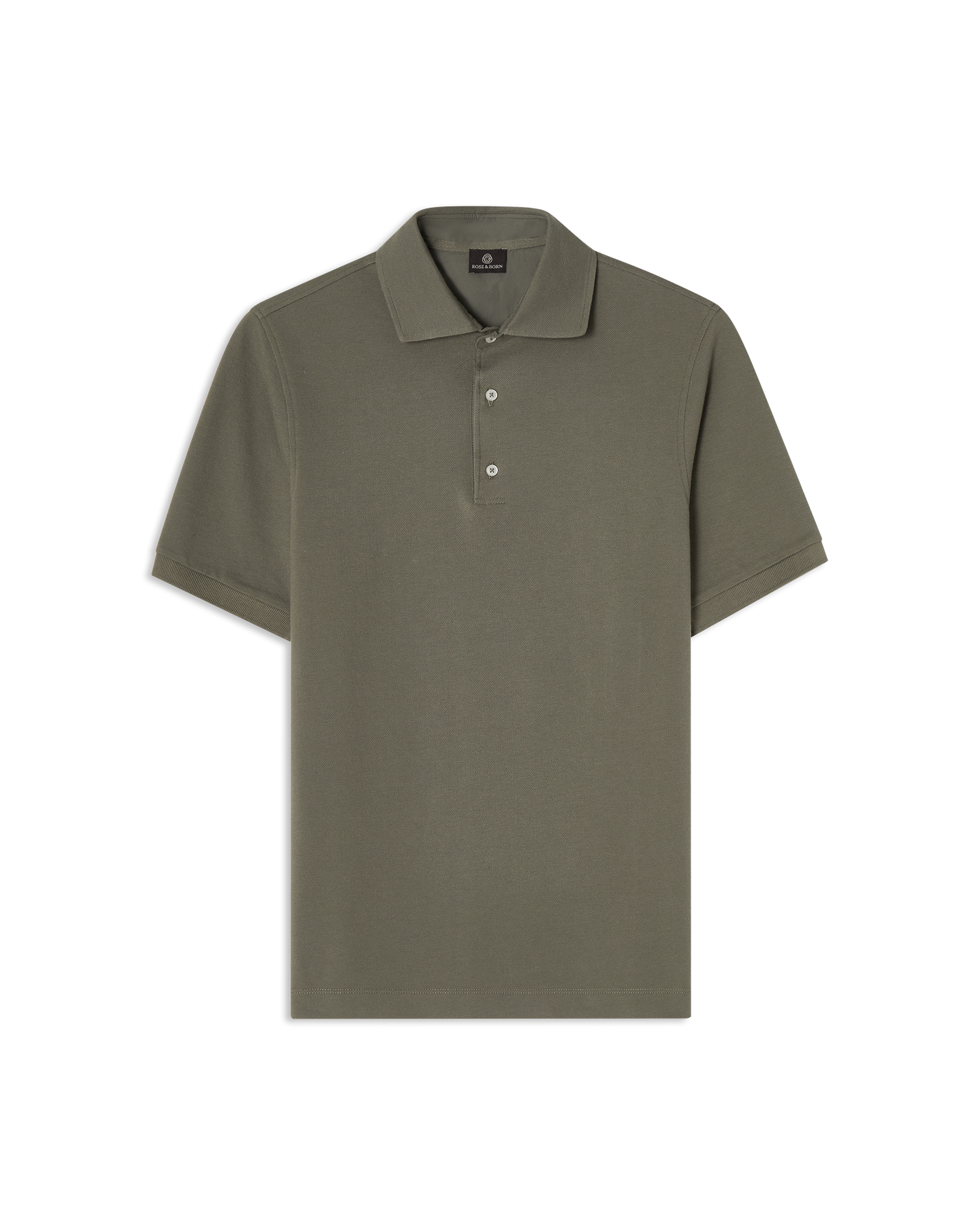 Short Sleeve Polo Pique Olive