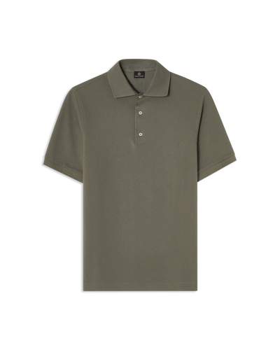 Short Sleeve Polo Pique Olive