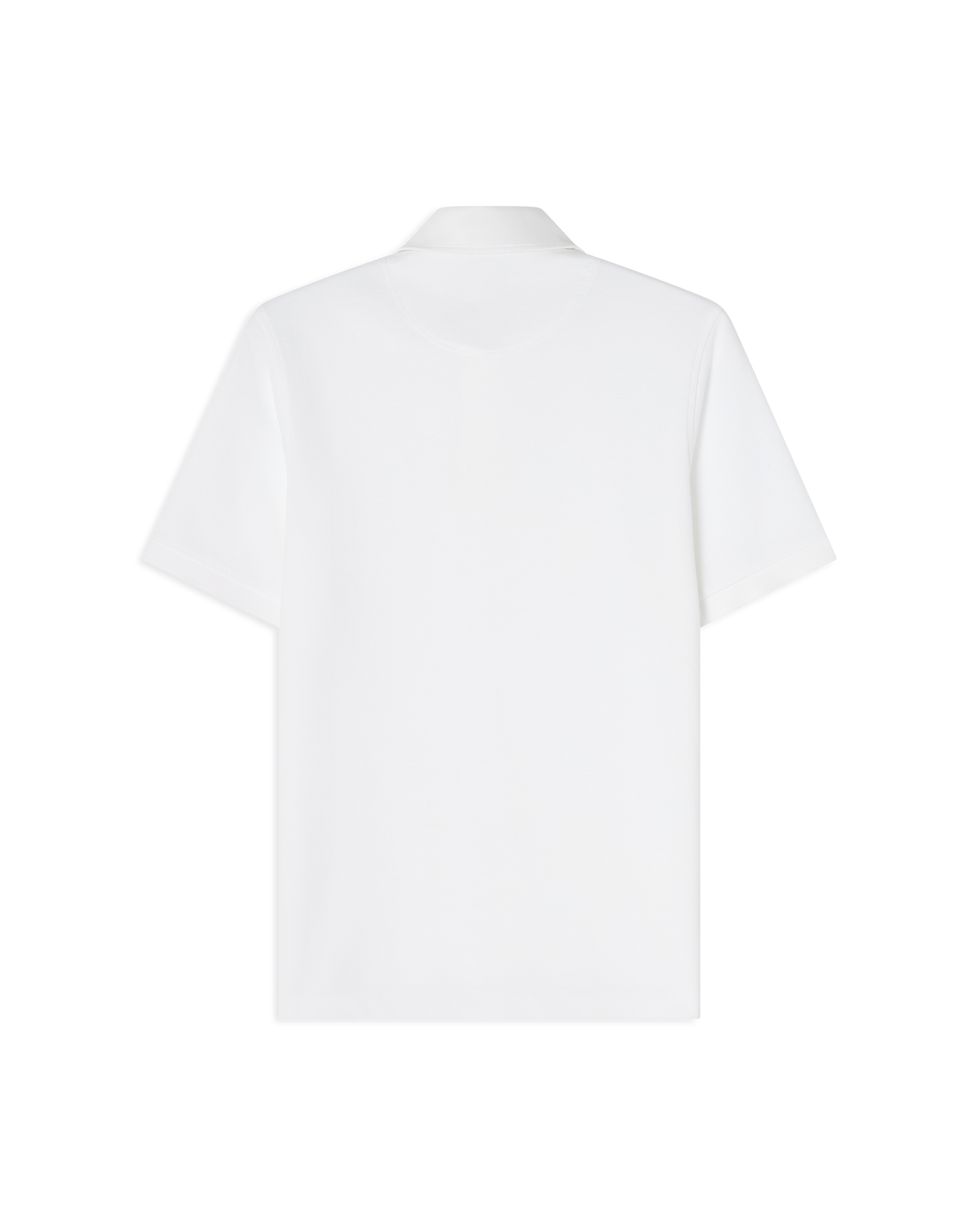Short Sleeve Polo Pique White