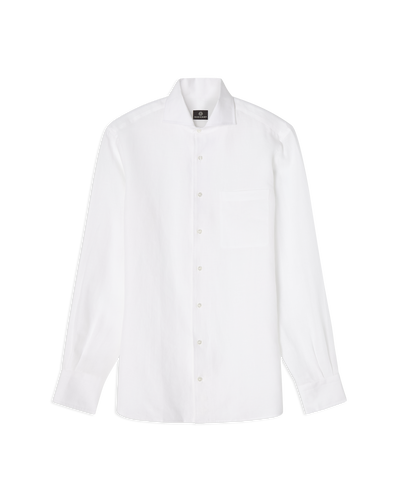 One-Piece Linen Shirt White